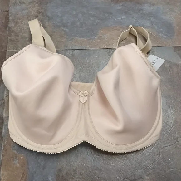 Elila Microfiber Molded Underwire Full Coverage Bra - Picture 2 of 8